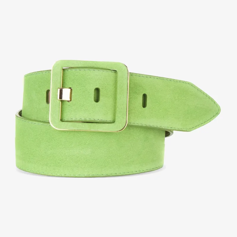 Makani Techno Green Suede - 34 sold by Brave Leather