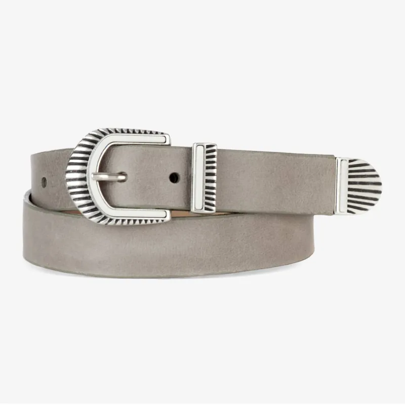 Mylah Crystal Grey Pebbled - 30 sold by Brave Leather