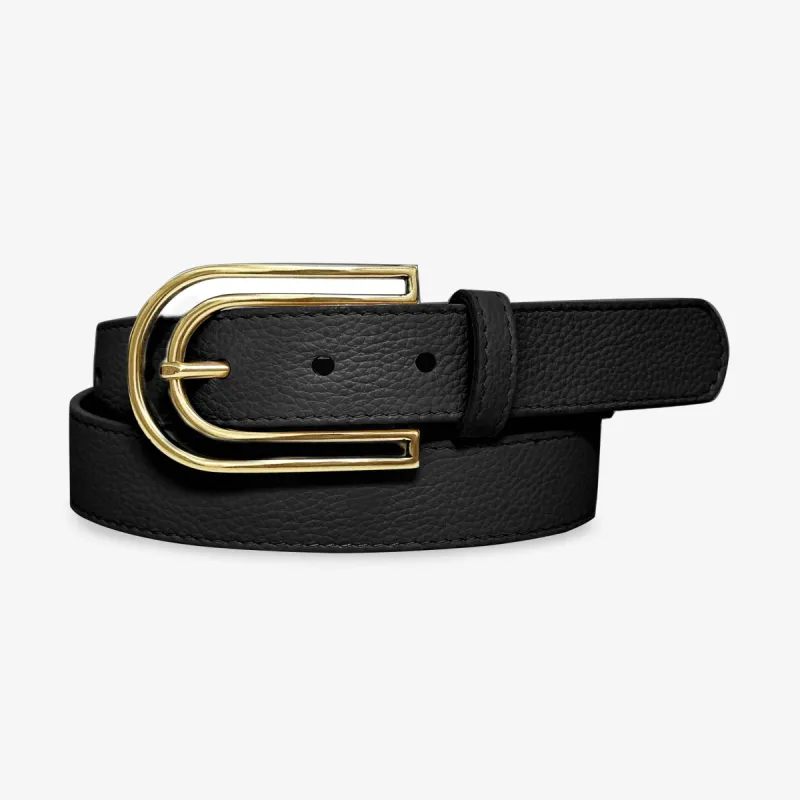 Bessie Black Pebbled - 30 sold by Brave Leather