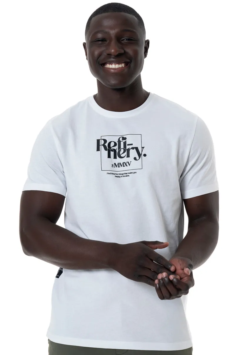 Branded T-Shirt _ 145349 _ Optic White sold by Refinery