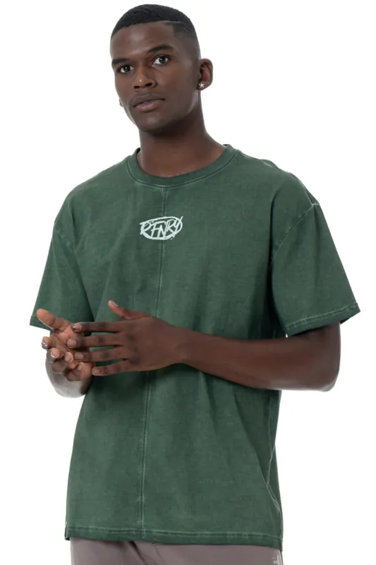 Dirty Dye T-Shirt _ 147297 _ Fatigue sold by Refinery