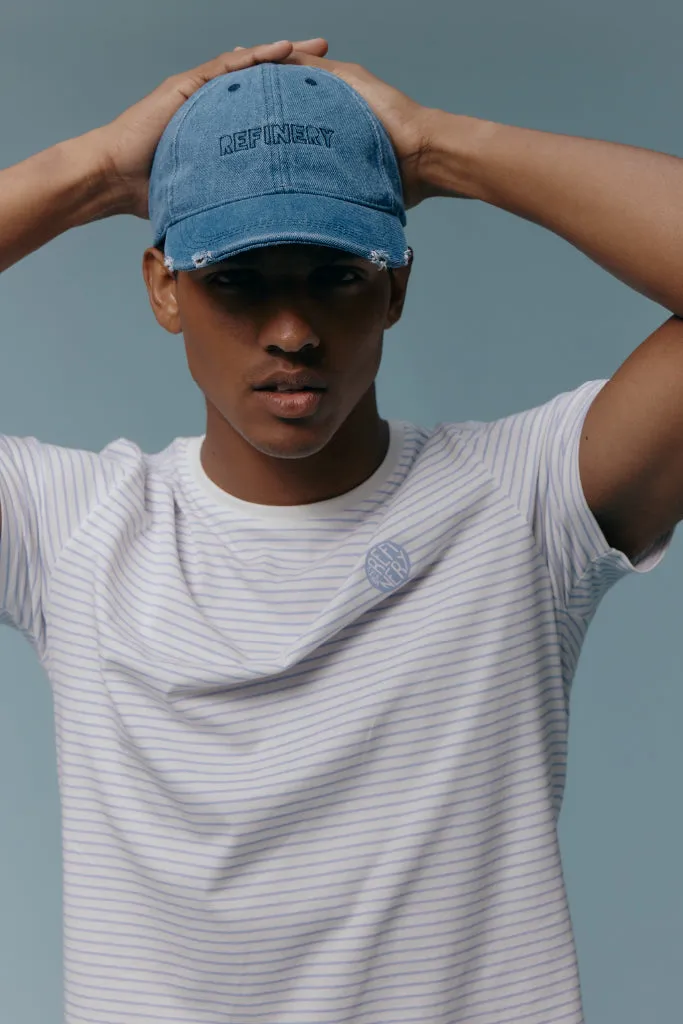 Denim Baseball Cap _ 148839 _ Blue Denim sold by Refinery product image thumbnail 2