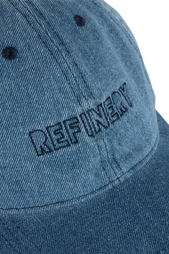 Denim Baseball Cap _ 148839 _ Blue Denim sold by Refinery product image thumbnail 4
