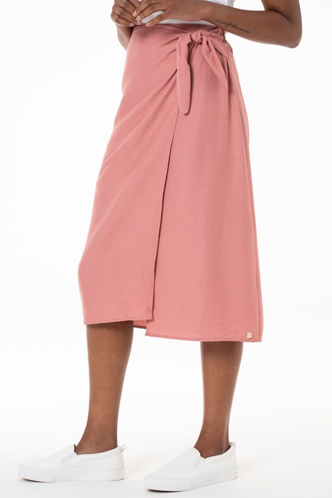 Wrap Skirt _ 138760 _ Dirty Pink sold by Refinery product image thumbnail 3