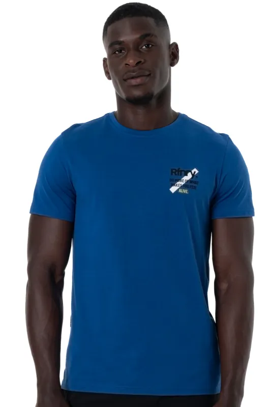 Branded T-Shirt _ 142540 _ Blue sold by Refinery