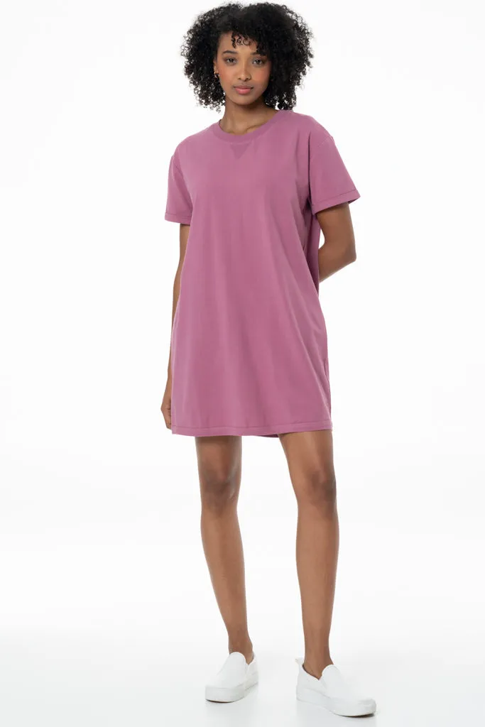 T-Shirt Dress _ 141391 _ Mauve sold by Refinery