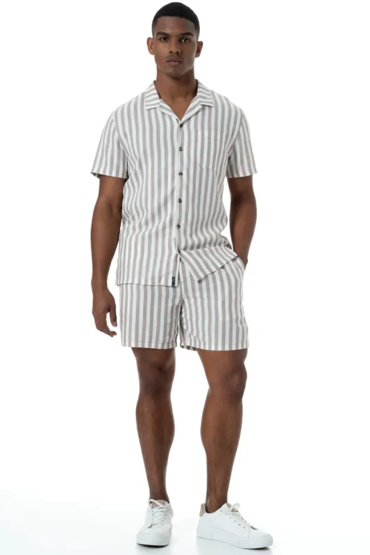 Striped Shirt _ 150425 _ Biscuit sold by Refinery