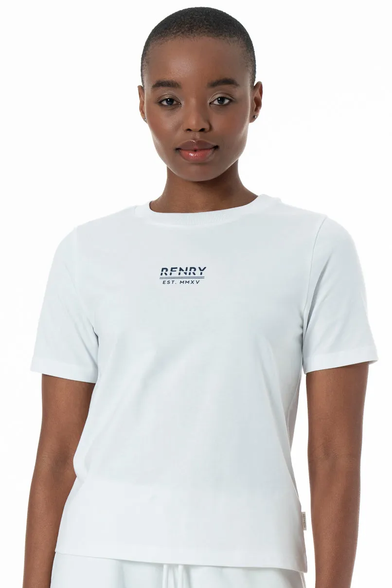 Branded T-Shirt _ 152264 _ Optic White sold by Refinery