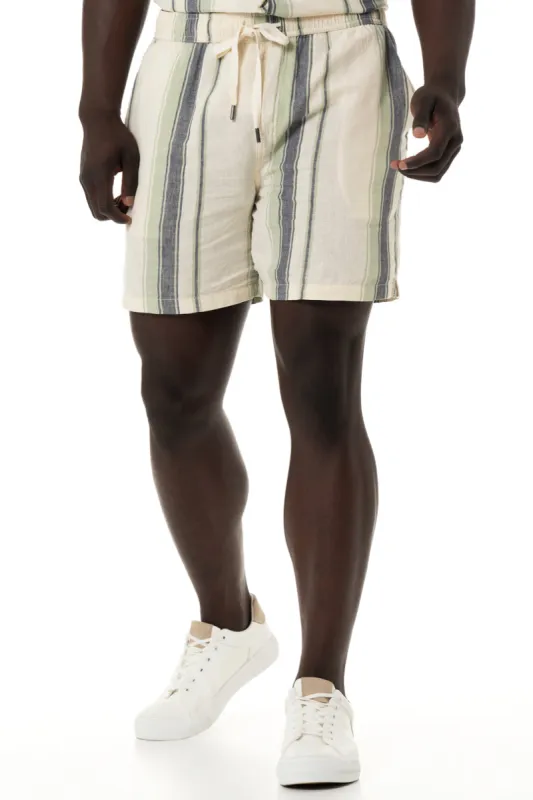 Linen Shorts _ 150433 _ Off White sold by Refinery