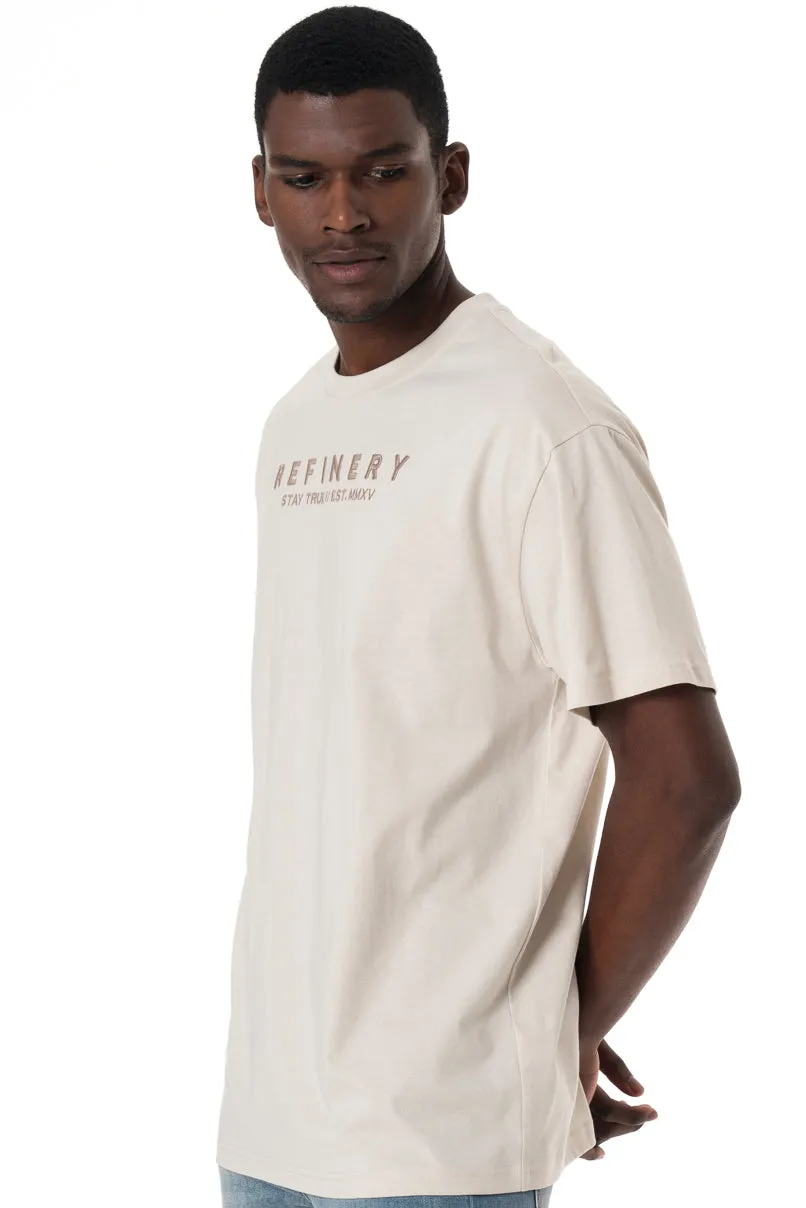 Branded T-Shirt _ 153301 _ Cement sold by Refinery product image thumbnail 2