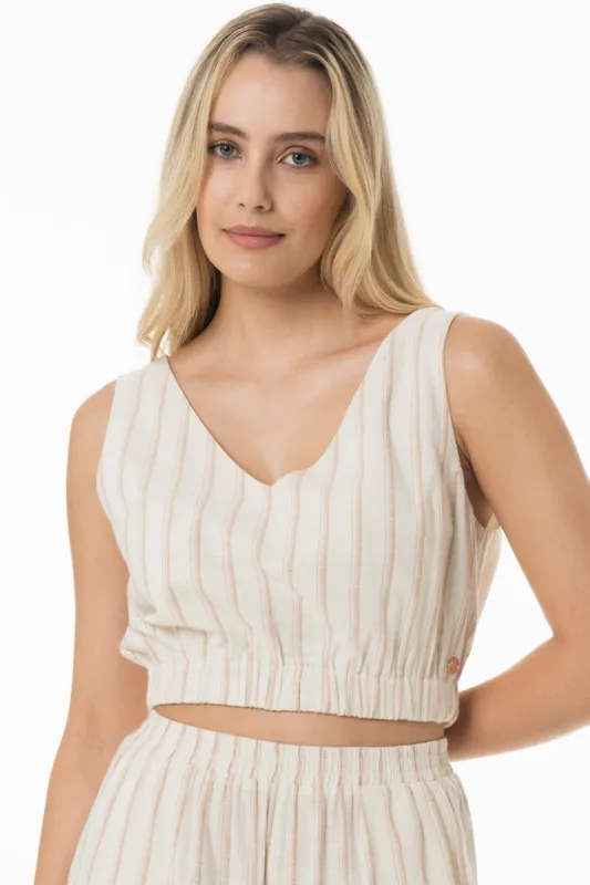 Bralette Top _ 150077 _ Stone sold by Refinery