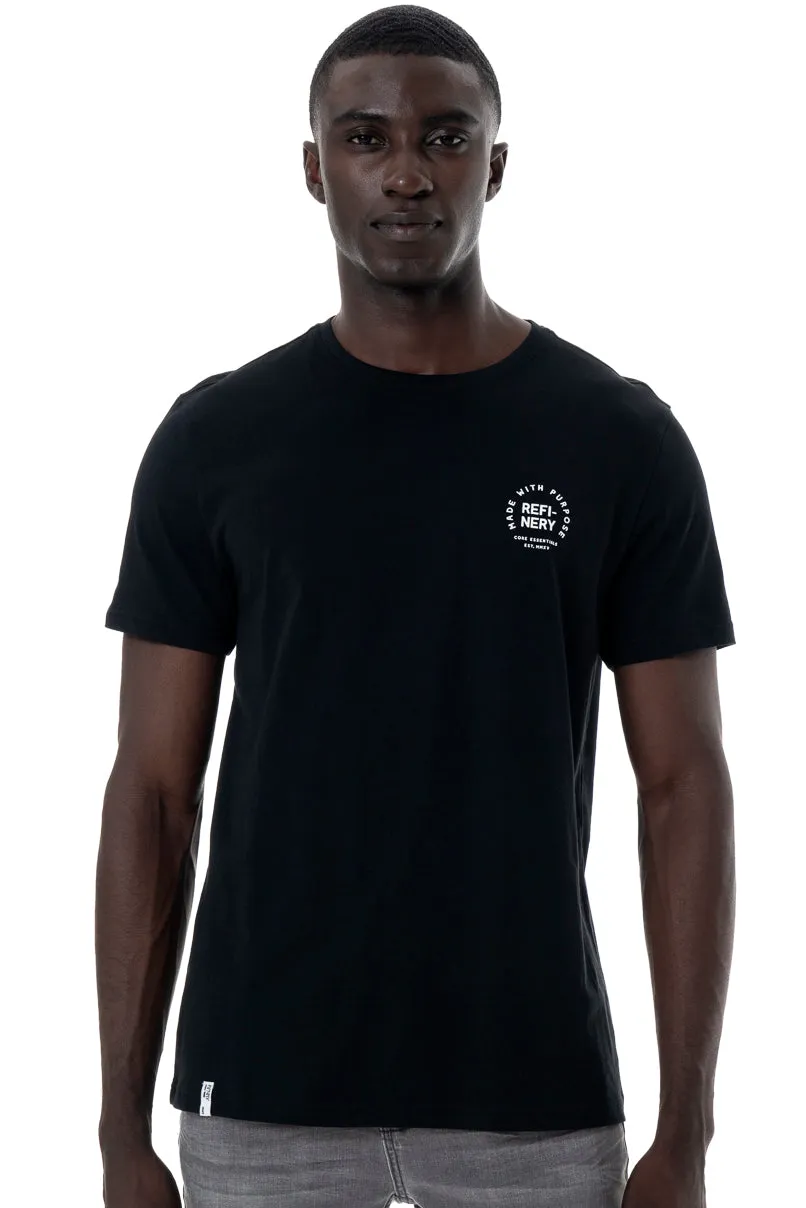 Branded T-Shirt _ 145359 _ Black sold by Refinery