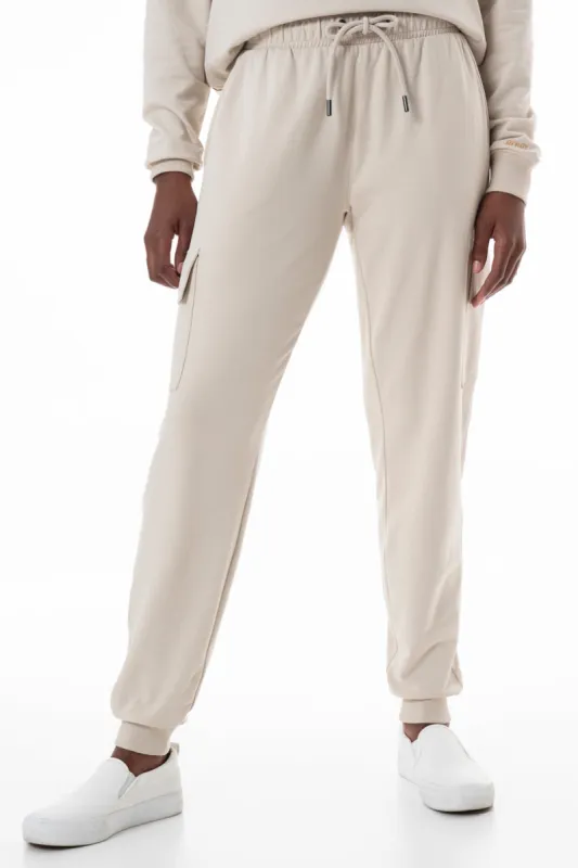 Cargo Track Pants _ 145608 _ Stone sold by Refinery
