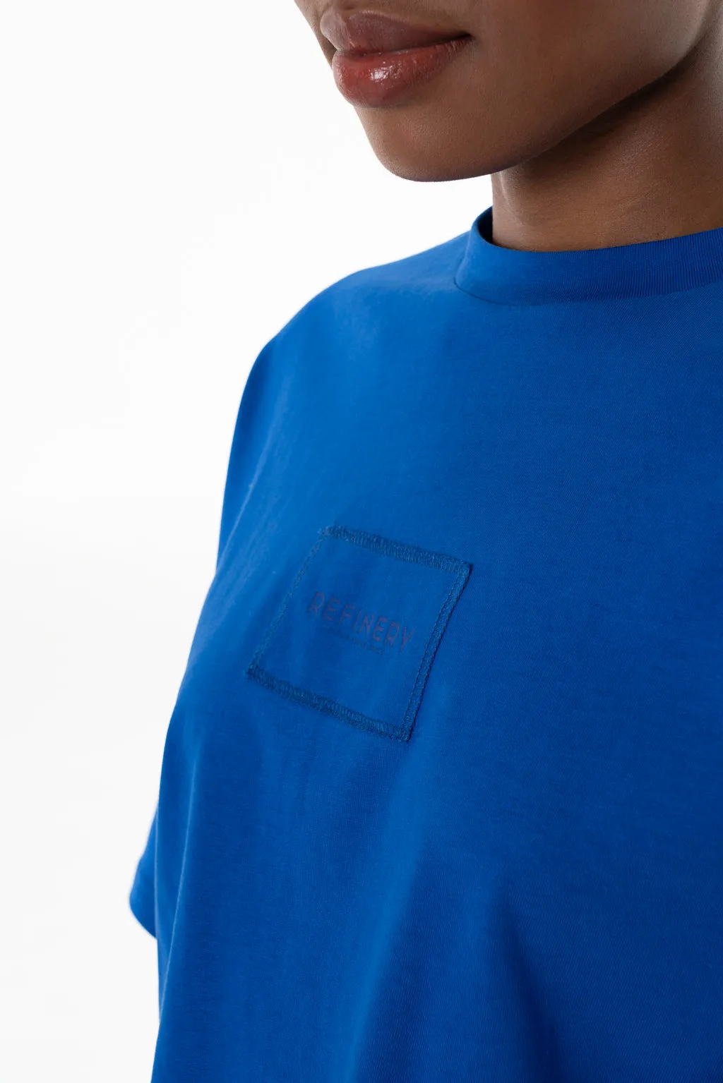 Boxy T-Shirt _ 143238 _ Blue sold by Refinery product image thumbnail 3