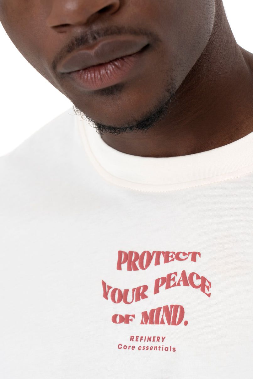 Branded T-Shirt _ 143322 _ Off White sold by Refinery product image thumbnail 4