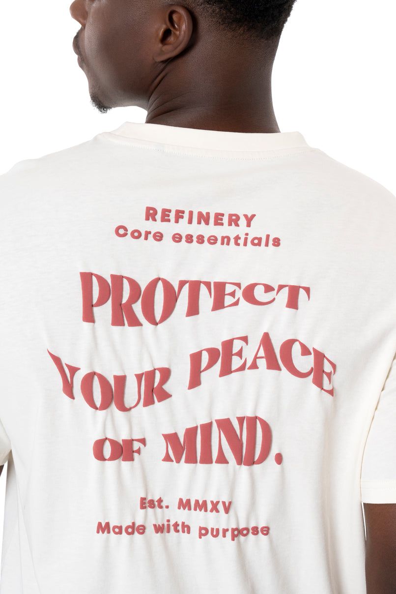 Branded T-Shirt _ 143322 _ Off White sold by Refinery product image thumbnail 3