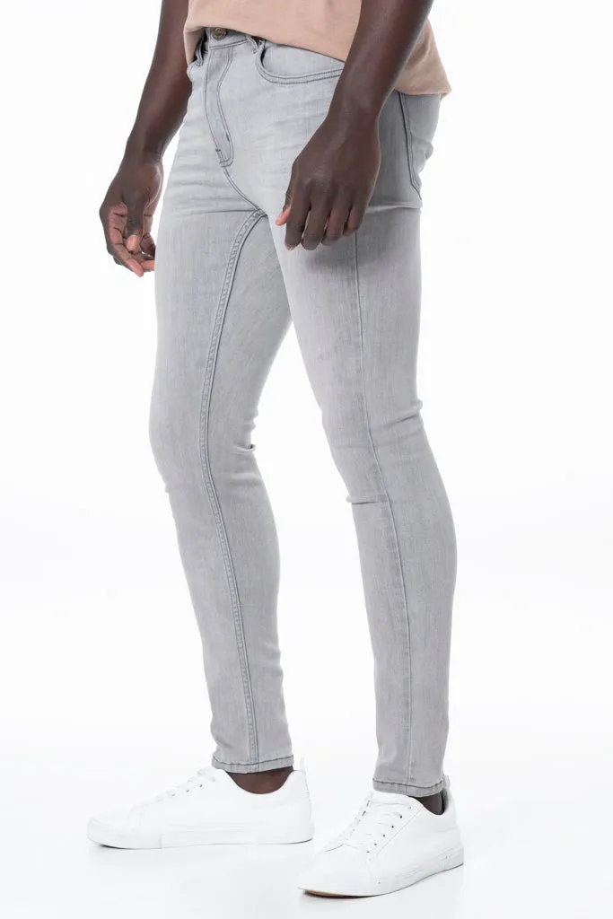 Rf10 Super Skinny Denim Jeans _ 131321 _ Grey sold by Refinery product image thumbnail 3