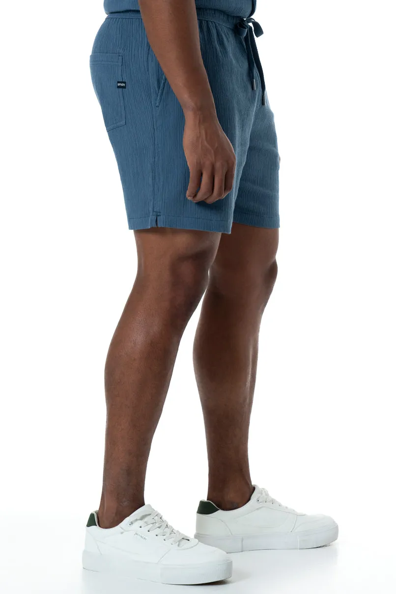Pull On Shorts _ 150437 _ Blue sold by Refinery product image thumbnail 2