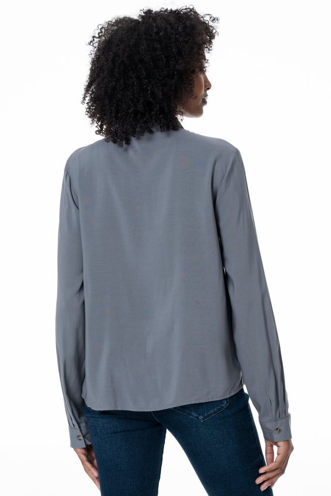 Double Pocket Shirt _ 136263 _ Charcoal sold by Refinery product image thumbnail 3