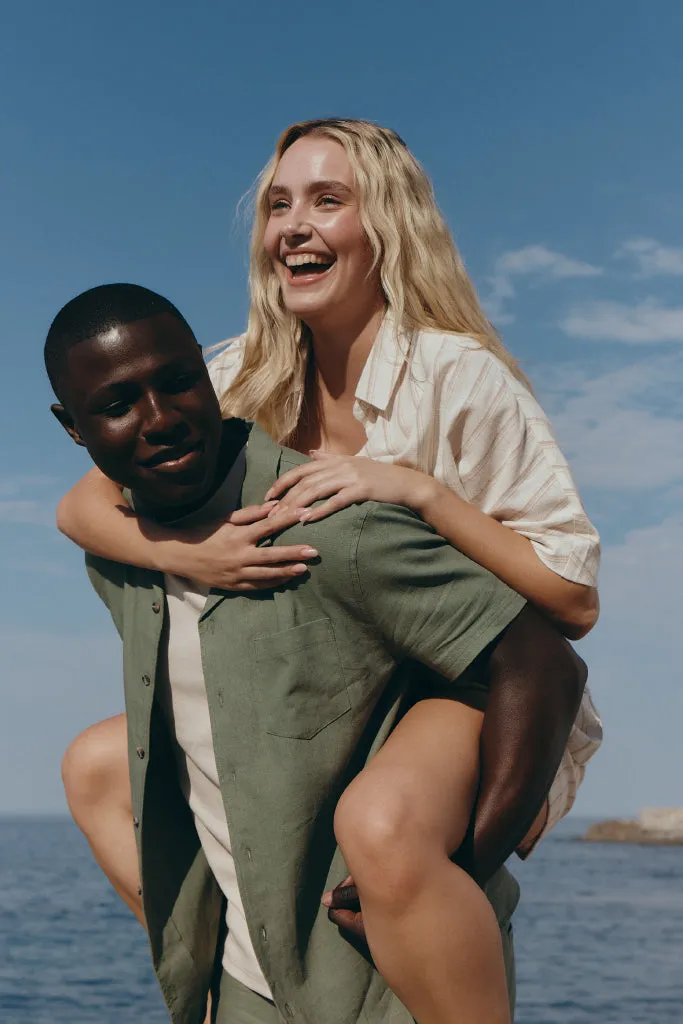 Linen Shirt _ 150422 _ Fatigue sold by Refinery product image thumbnail 2