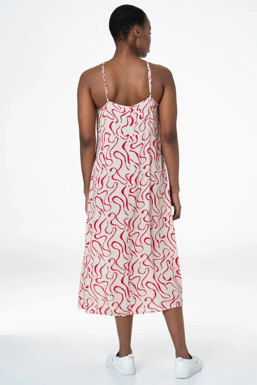 Slip Dress _ 143345 _ Stone sold by Refinery product image thumbnail 5