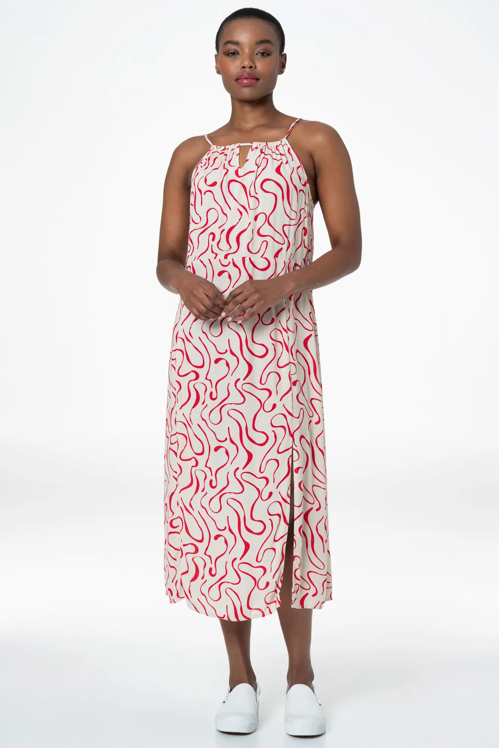 Slip Dress _ 143345 _ Stone sold by Refinery