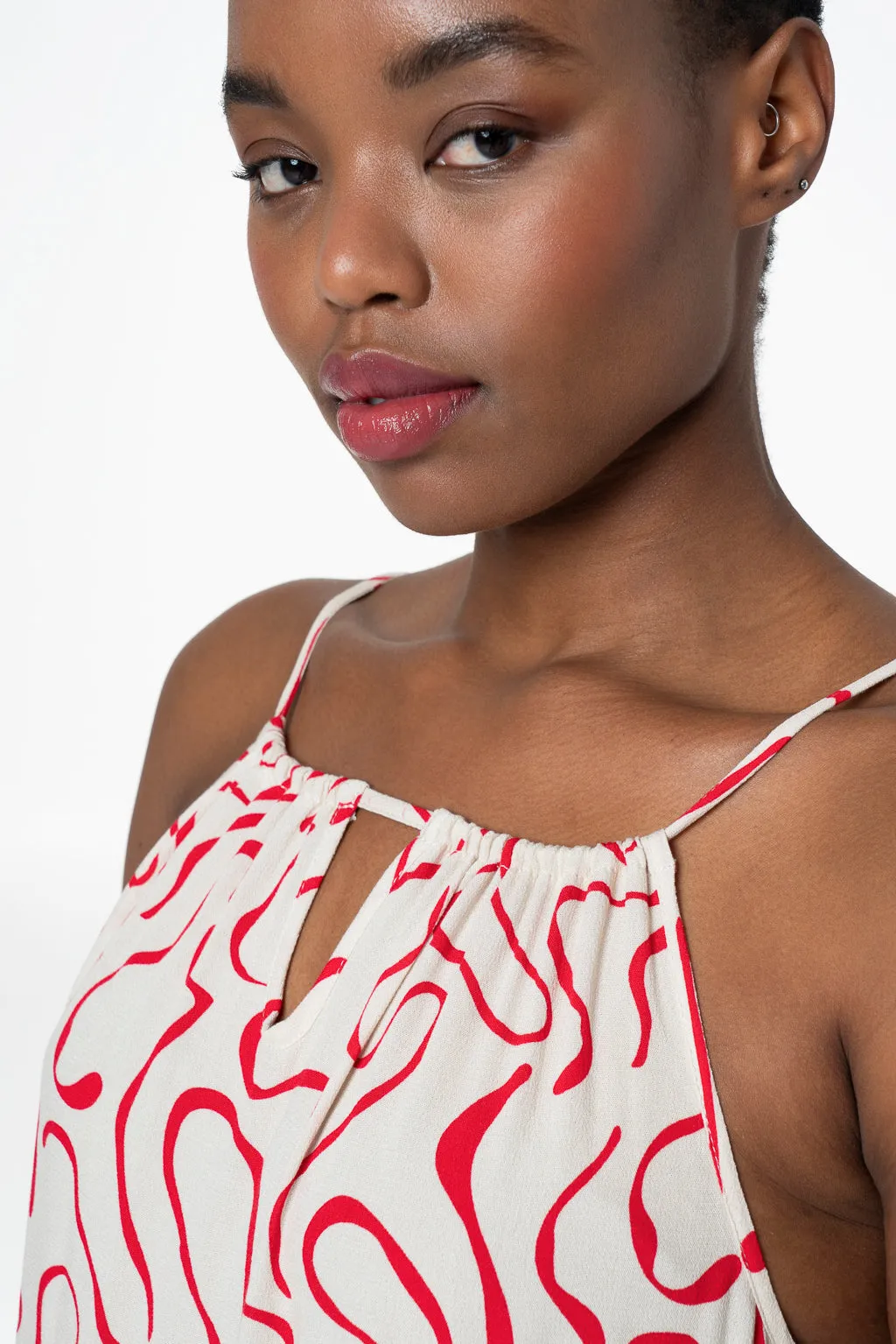 Slip Dress _ 143345 _ Stone sold by Refinery product image thumbnail 3