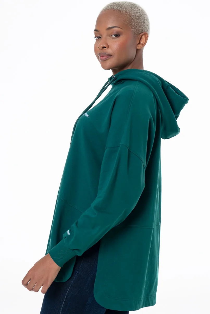 Longer Length Hoodie _ 146917 _ Green sold by Refinery product image thumbnail 4