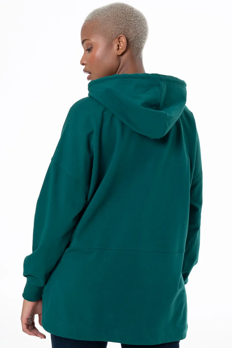 Longer Length Hoodie _ 146917 _ Green sold by Refinery product image thumbnail 5