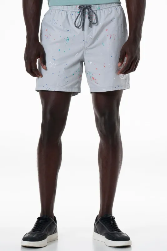 Cuba Shorts _ 143900 _ Light Grey made by Refinery