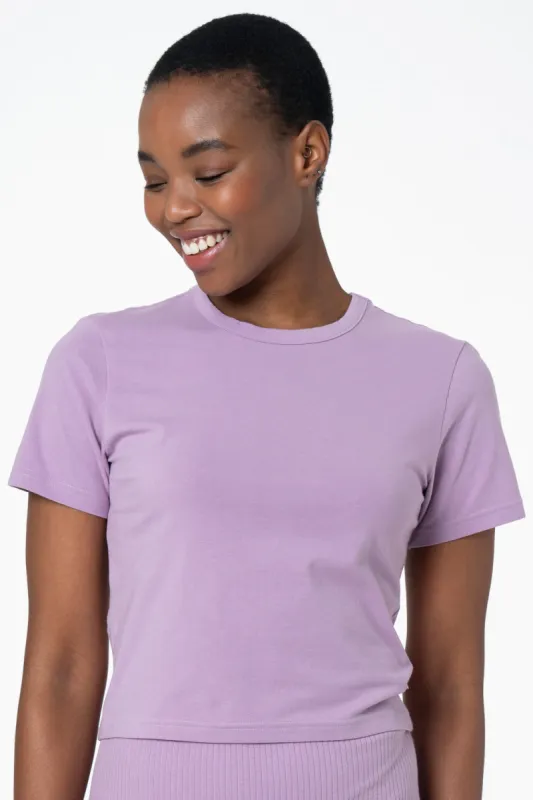 Fitted T-Shirt _ 143358 _ Purple sold by Refinery