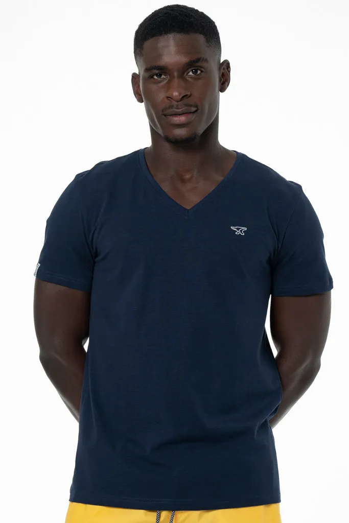 V-Neck T-Shirt _ 141368 _ Ink sold by Refinery product image thumbnail 4