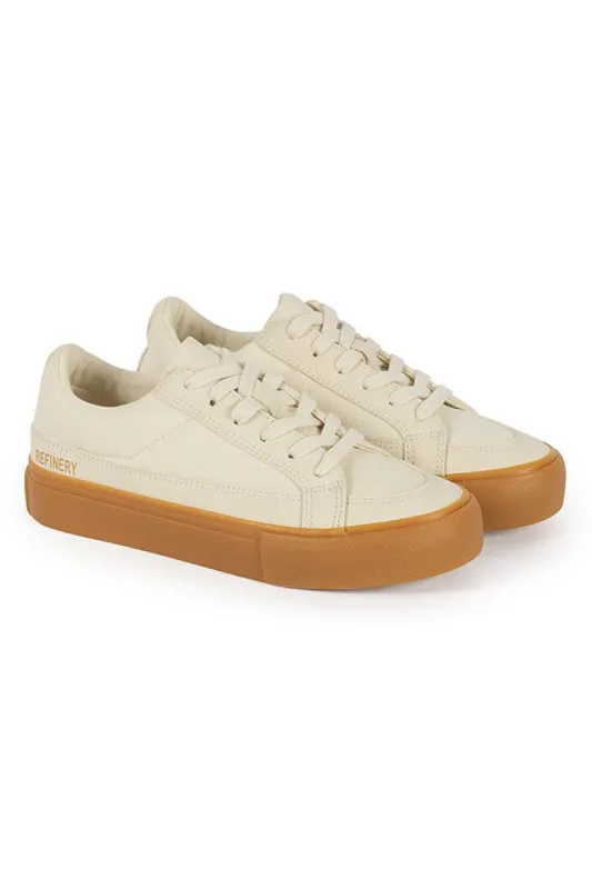 Lace-Up Sneaker _ 144042 _ Natural sold by Refinery