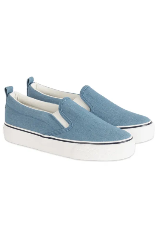 Slip On Sneaker _ 148628 _ Blue Denim sold by Refinery