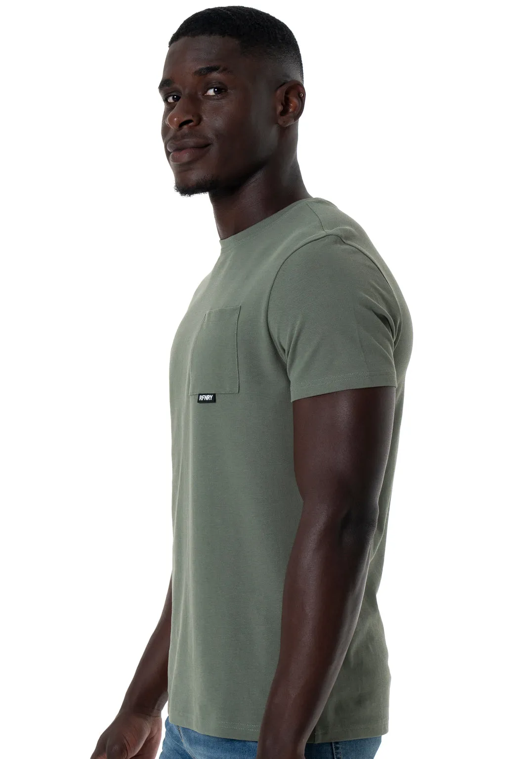 Crew Neck Pocket T-Shirt sold by Refinery product image thumbnail 2