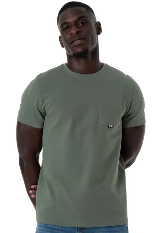 Crew Neck Pocket T-Shirt sold by Refinery