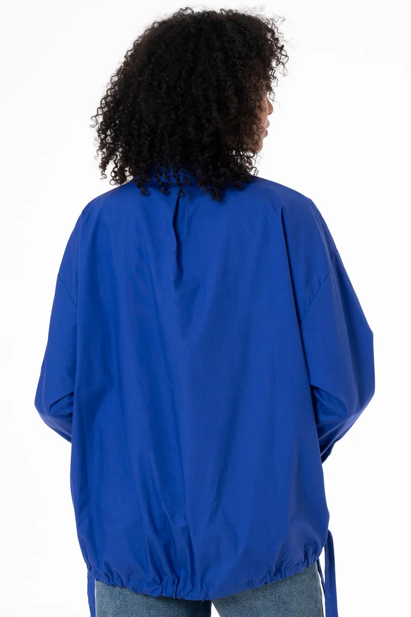 Drawstring Shirt _ 144171 _ Blue sold by Refinery product image thumbnail 5