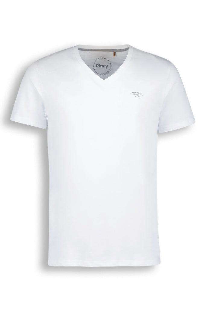 V-Neck T-Shirt _ 137175 _ White sold by Refinery product image thumbnail 2