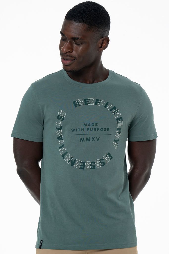 Branded T-Shirt _ 140501 _ Fatigue sold by Refinery