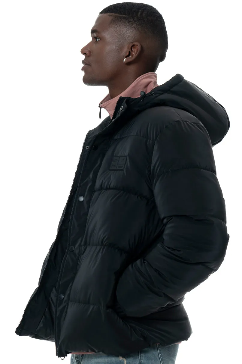Refinery Puffer Jacket 146961 Black Parallel