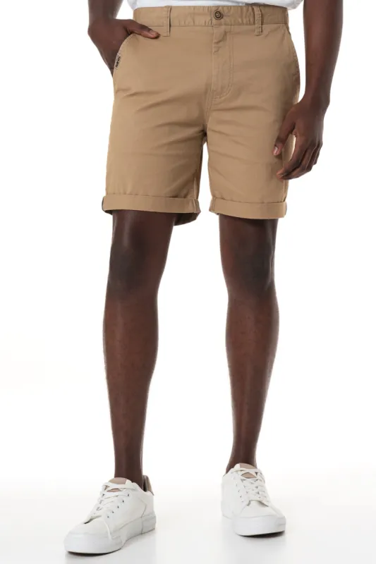 Chino Shorts _ 151710 _ Stone sold by Refinery