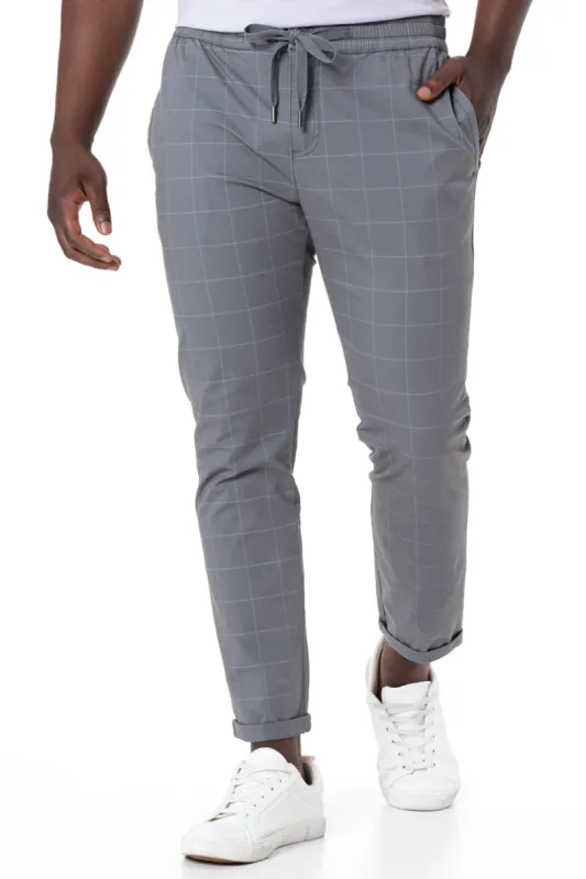 Chino Joggers _ 143924 _ Charcoal sold by Refinery