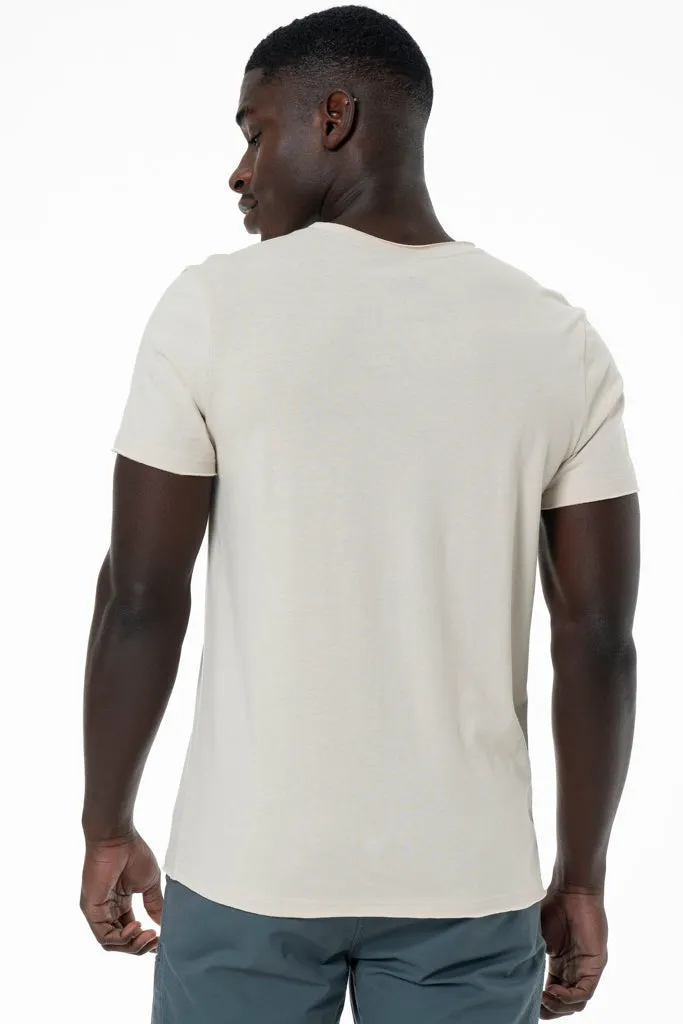 V-Neck T-Shirt _ 141370 _ Cement sold by Refinery product image thumbnail 3