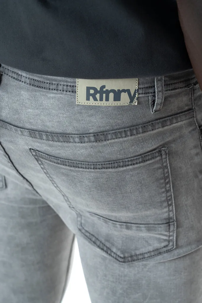 Rf10 Super Skinny Denim Jeans _ 136294 _ Grey sold by Refinery product image thumbnail 4