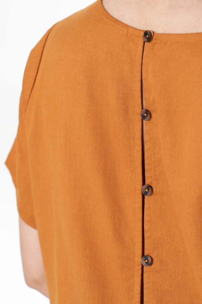 Boxy Top _ 132629 _ Ochre sold by Refinery product image thumbnail 4