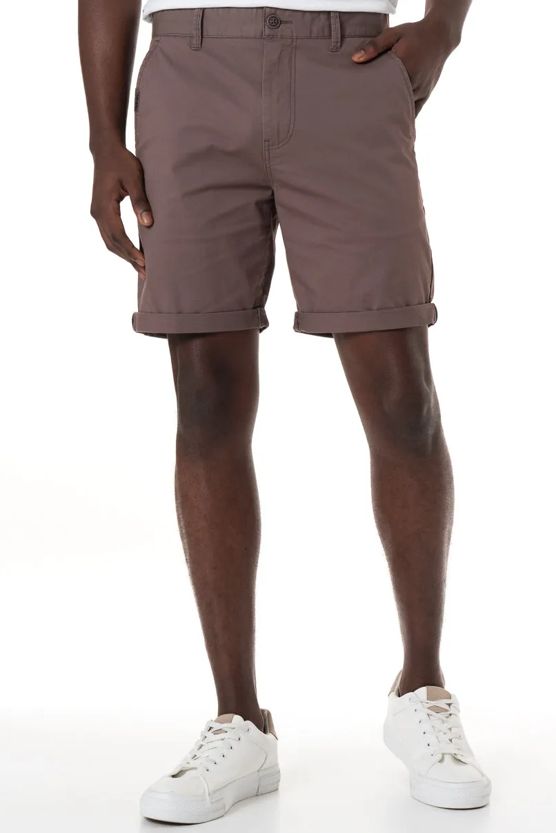 Chino Shorts _ 151710 _ Brown sold by Refinery