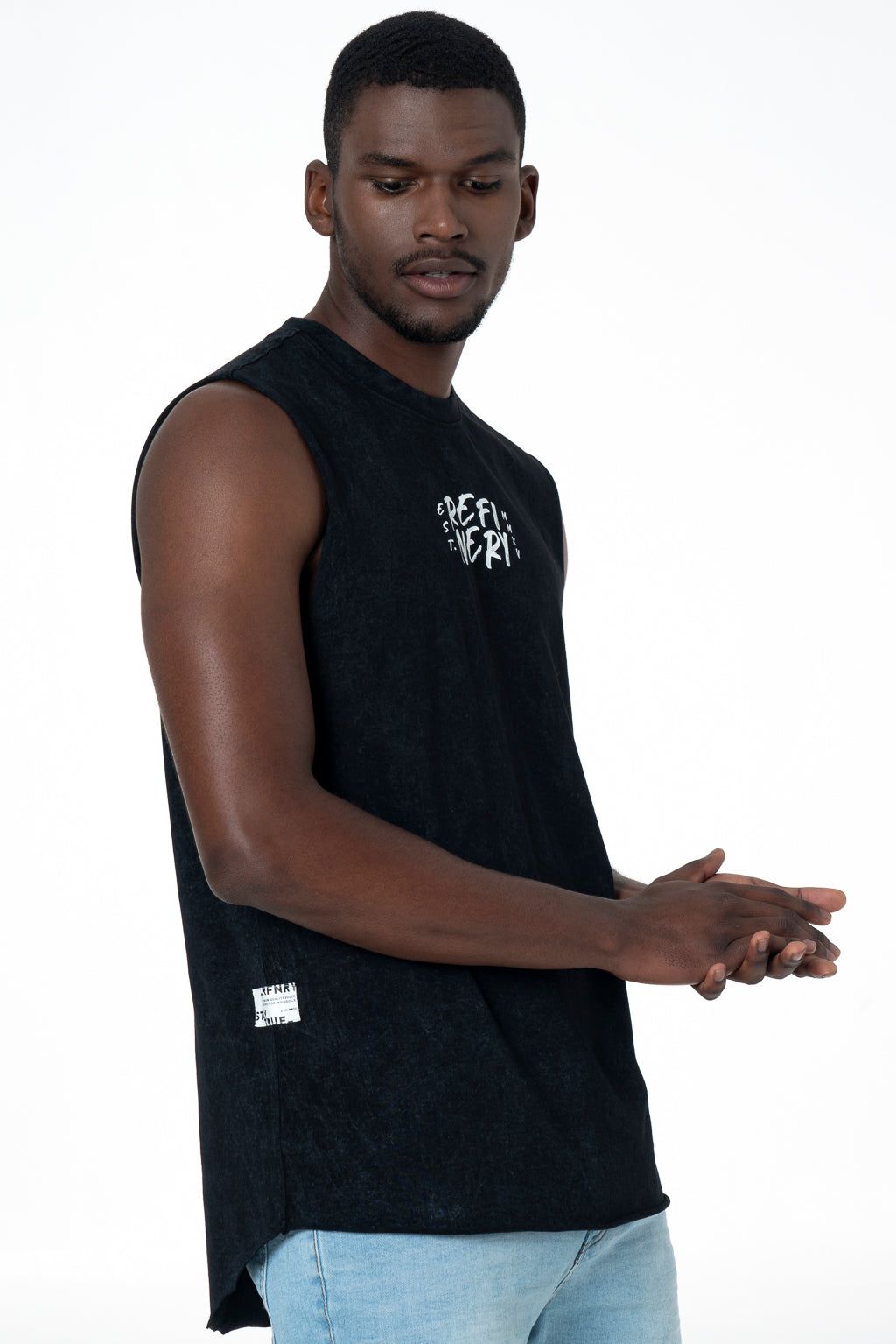 Branded Tank _ 141609 _ Black sold by Refinery product image thumbnail 2