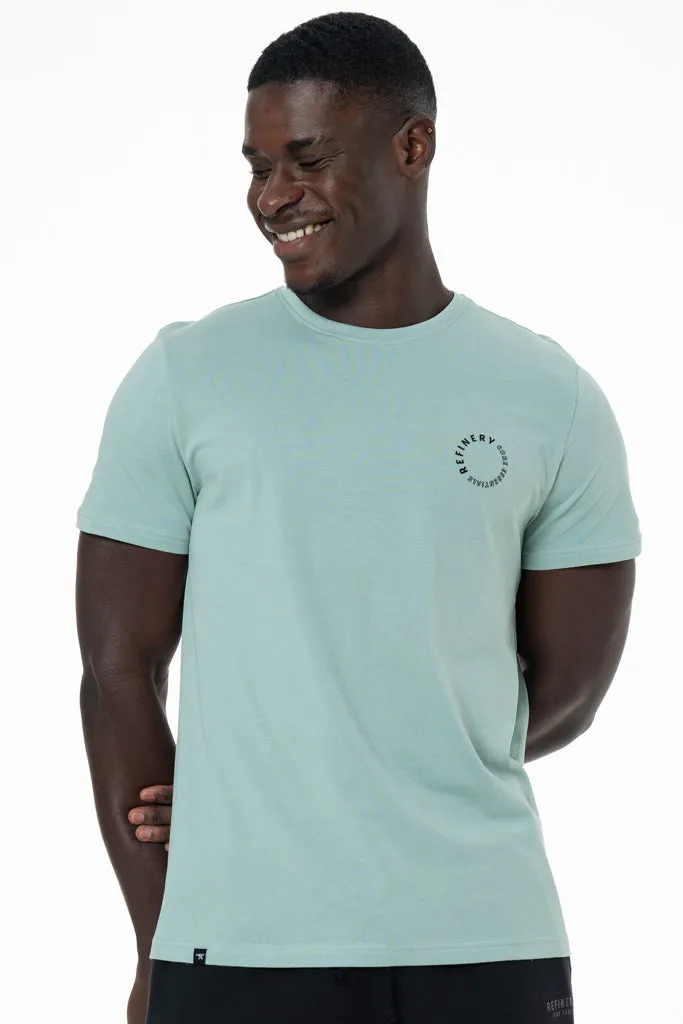Core T-Shirt _ 141366 _ Sage sold by Refinery