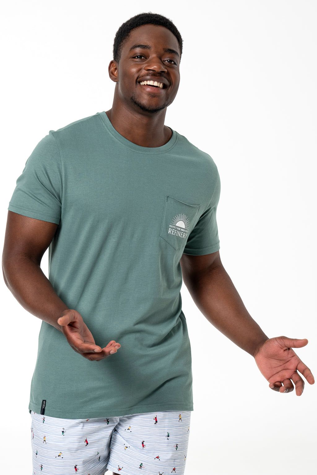Branded T-Shirt _ 140516 _ Green sold by Refinery