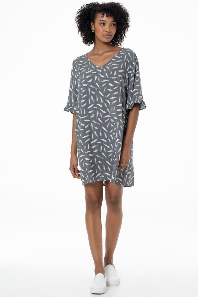 Shift Dress _ 141352 _ Grey sold by Refinery